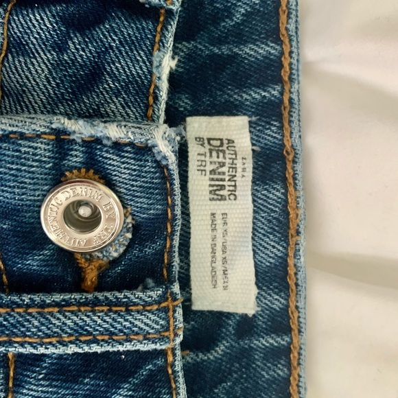 Trafaluc Zara High Rise Denim Skirt - Picture 3 of 5